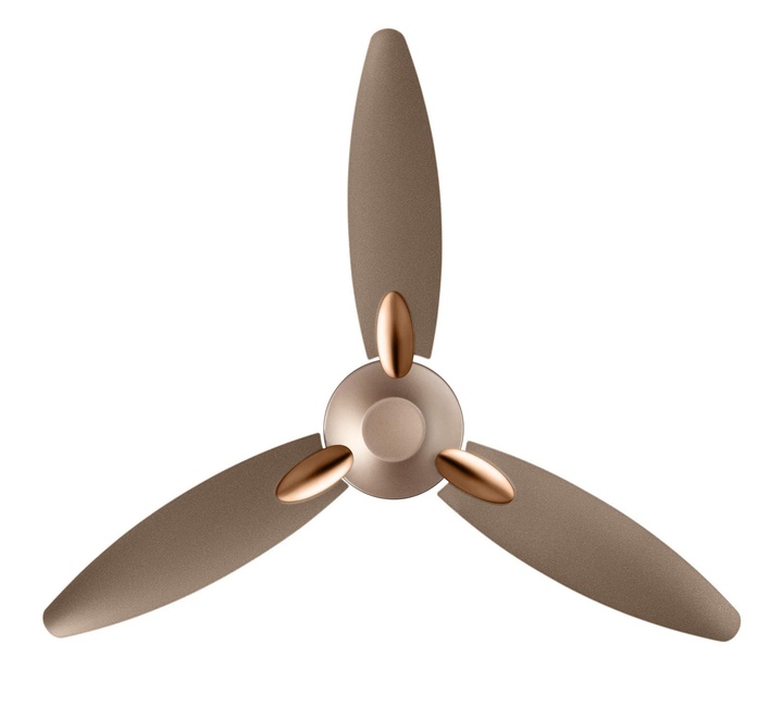 Usha Bloom Daffodil Goodbye Dust Ceiling Fan 1250mm Sparkle Golden and Brown (BLOOM DAFFODIL GOLD)